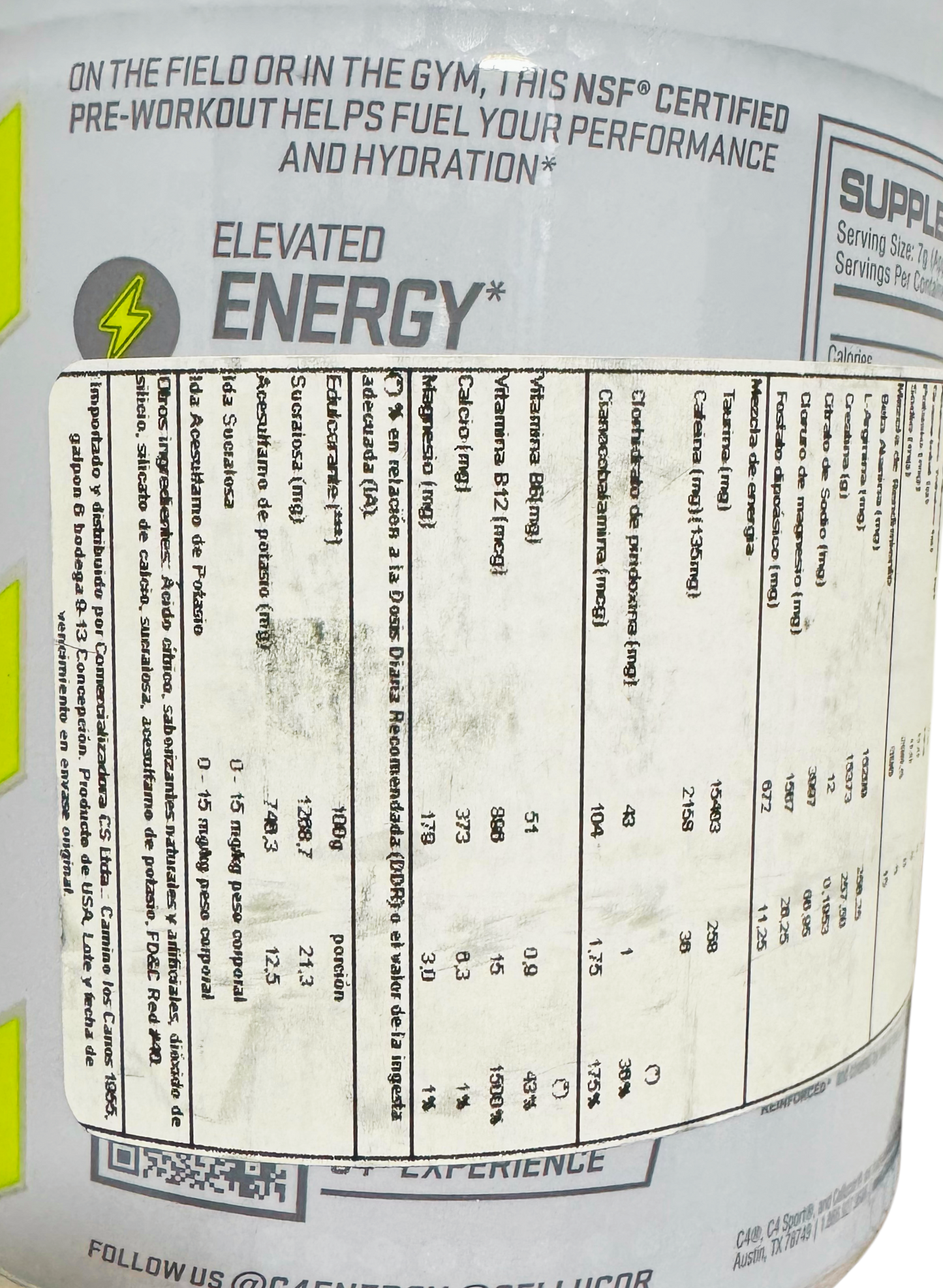 C4 Sport Pre-Entreno – Fruit Punch