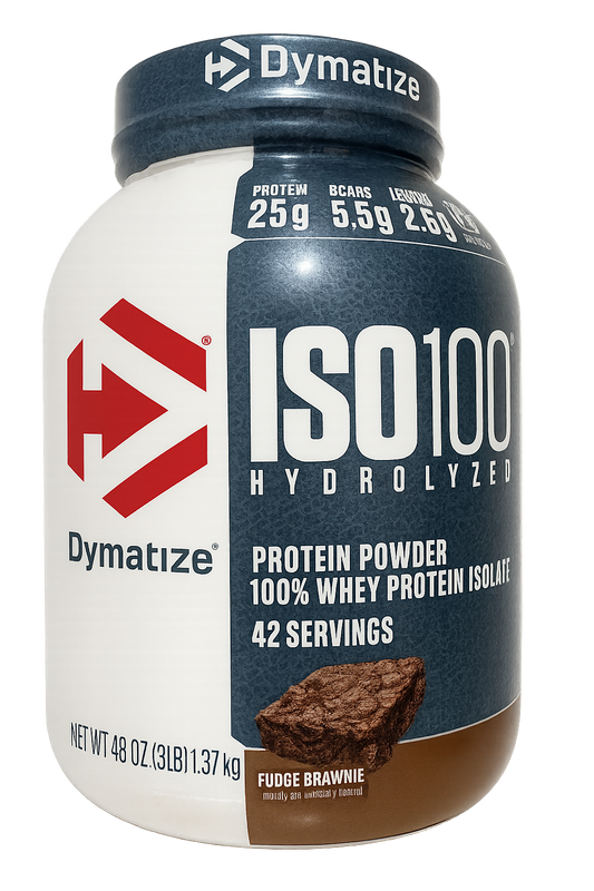 Dymatize ISO100 Hydrolyzed 3 Lb – Sabor Fudge Brownie