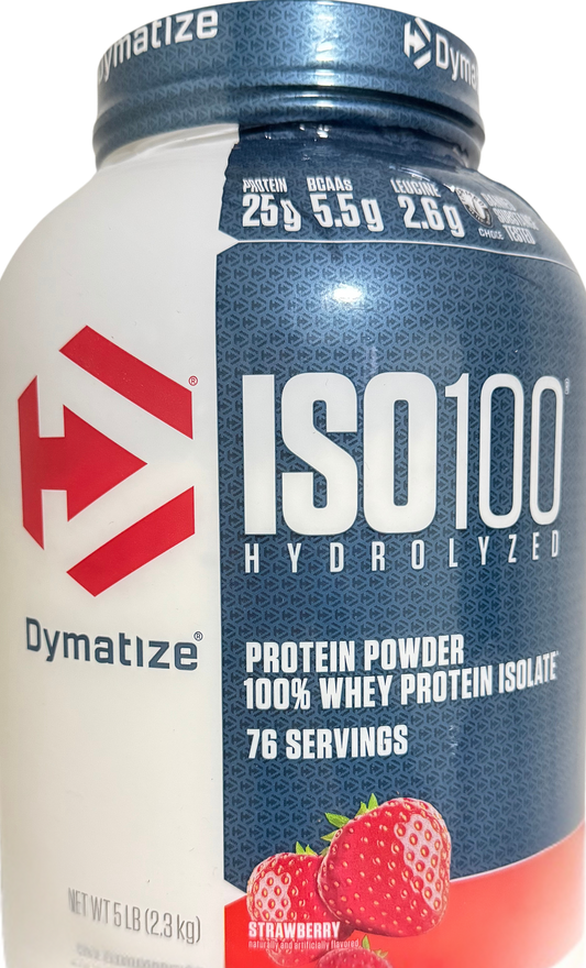 Dymatize ISO100 Hydrolyzed 5 Lb – Sabor Strawberry