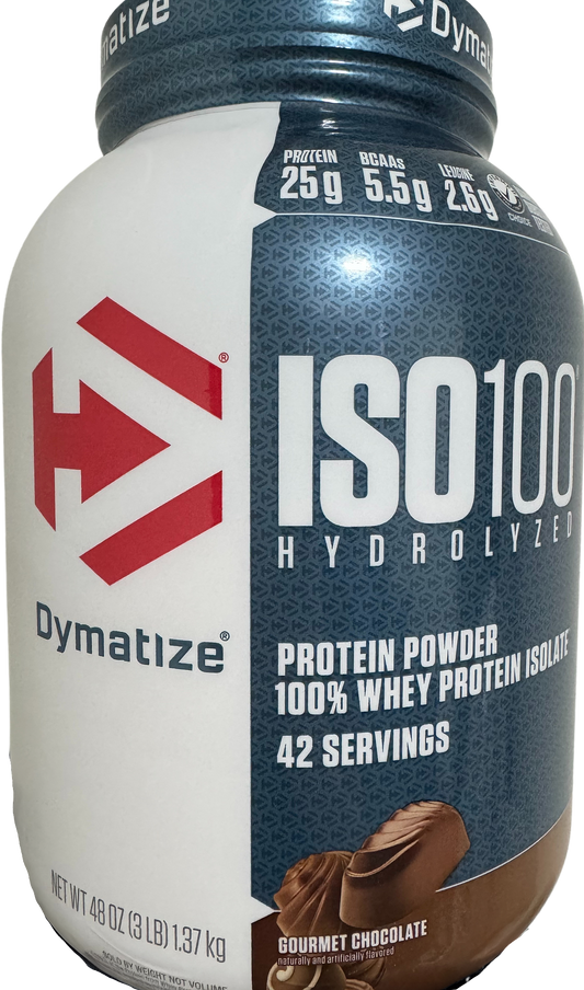 Dymatize ISO100 Hydrolyzed 3 Lb – Sabor Gourmet Chocolate