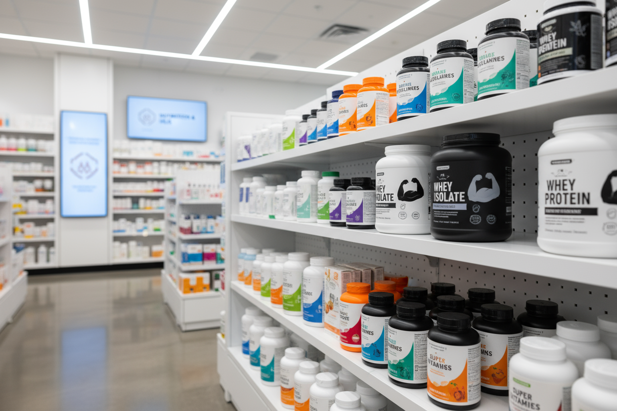 Suplementos en tienda Sencomar